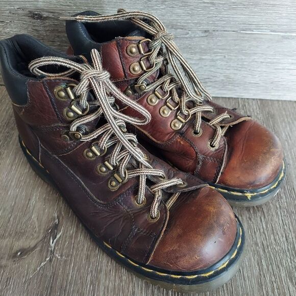 Dr. Martens DM’S 9728 Brown Leather Lace Up Chunky Boots Size 9 Men / Womens 10 main image 7